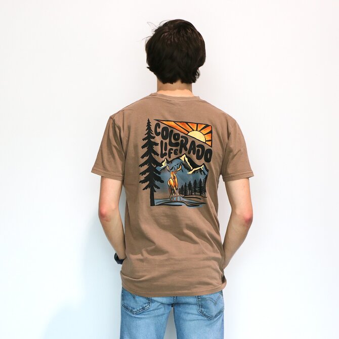 Prairie Mtn Screening Blank Space Mountain Life Tee