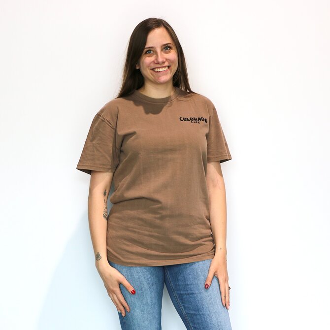 Prairie Mtn Screening Blank Space Mountain Life Tee