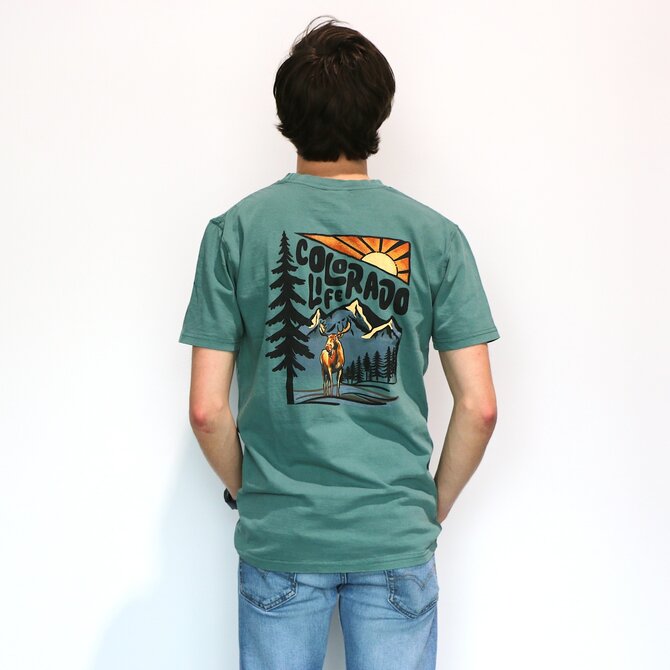 Prairie Mtn Screening Blank Space Mountain Life Tee