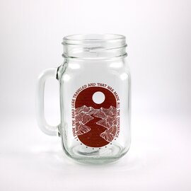 Snow Business Usa Mason Jar -Road Less Traveled