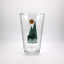 Snow Business Usa Pint Glass - Mountain/Moose