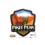Pumpernickel Press Sticker - Pikes Peak Colorado Emblem Pumpernickel Press Sticker - Pikes Peak Colorado Emblem