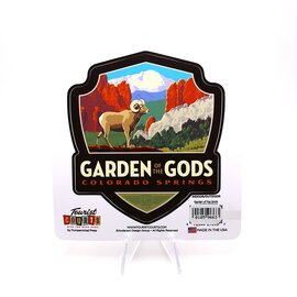 Pumpernickel Press Sticker - Emblem Bighorn Sheep