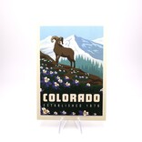 Pumpernickel Press PCARD-COLUMBINE/BIGHORN SHEEP CO