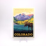 Pumpernickel Press PCARD-MAROON BELLS MOOSE CO