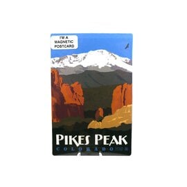 Pumpernickel Press Magnet/Postcard - Pikes Peak