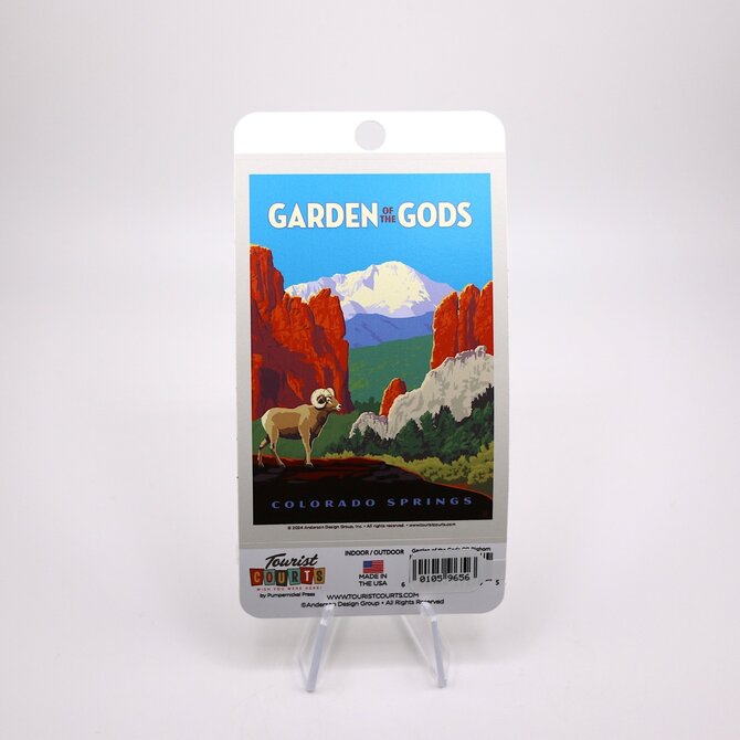 Pumpernickel Press STICKER-GARDEN OF THE GODS BIGHORN SHEEP