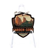 Pumpernickel Press Wooden Keychain - Garden of the Gods