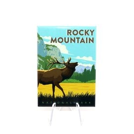 Pumpernickel Press MAGNET-BUGLING ELK ROCKY MOUNTAINS