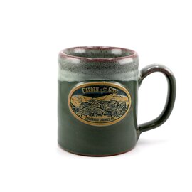 DENEEN POTTERY MUG-Garden of the Gods Sage/Burgundy