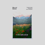 Sticker - Maroon Bells Topography Colorado Sticker - Maroon Bells Topography Colorado