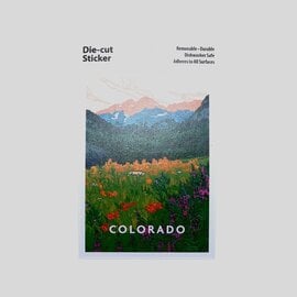 Sticker - Maroon Bells Topography Colorado Sticker - Maroon Bells Topography Colorado