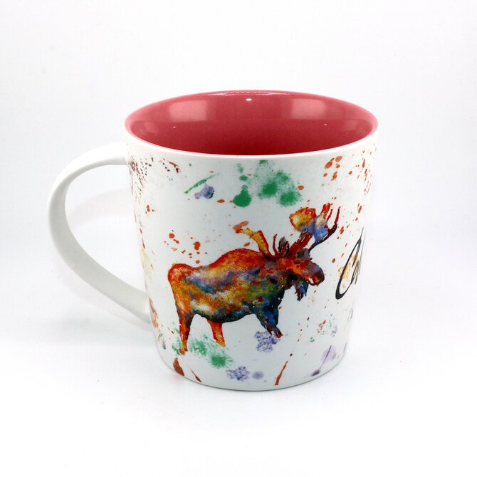 Lipman Gifts MUG-MOOSE WTRCLR WRAP CO 16OZ ASST