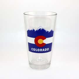 PINT-CO FLAG PUB GLASS