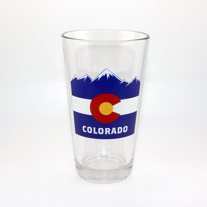 PINT-CO FLAG PUB GLASS