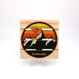 Home Magnetics COASTER-RETRO CIRCLE CO 3"