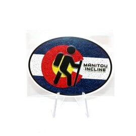 LAURIE LAMBES GREAT STUFF MINI STICKER-CO FLAG HIKER INCLINE