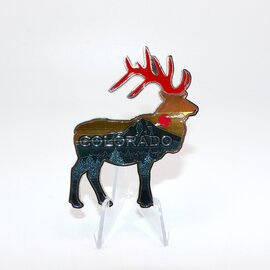 Sanborn Souvenir Co. Inc. MAGNET-ELK FOIL