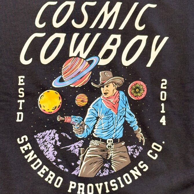 SENDERO Mens Sweatshirt - Cosmic Cowboy