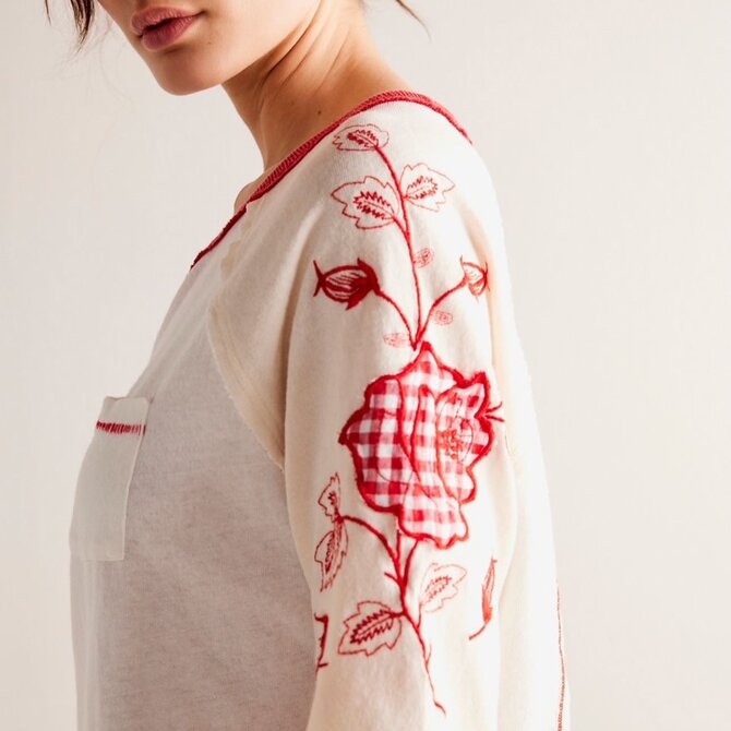 FREE PEOPLE Top - Prairie Sport Tee