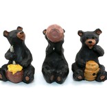 Lipman Gifts Figurine - Bear w/Honey 3 Assorted Lipman Gifts Figurine - Bear w/Honey 3 Assorted
