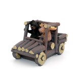 Lipman Gifts Figurine - Bear/Moose Log Truck