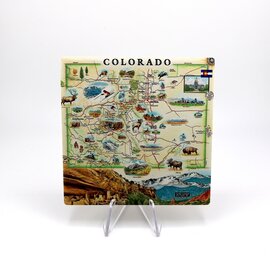 Xplorer Maps COASTER - Colorado Map