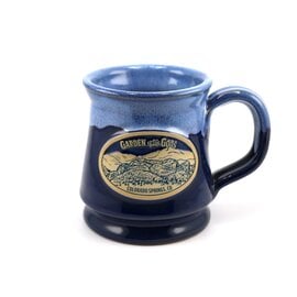 DENEEN POTTERY MUG W/ BASE - GOG Navy/Blue