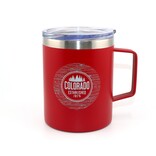 A&f Souvenir MUG- Matte Red w/ Lid