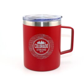 A&f Souvenir MUG - Matte Red w/ Lid