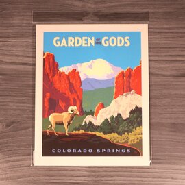 Pumpernickel Press Print - Garden of the Gods Bighorn Sheep Pumpernickel Press Print - Garden of the Gods Bighorn Sheep