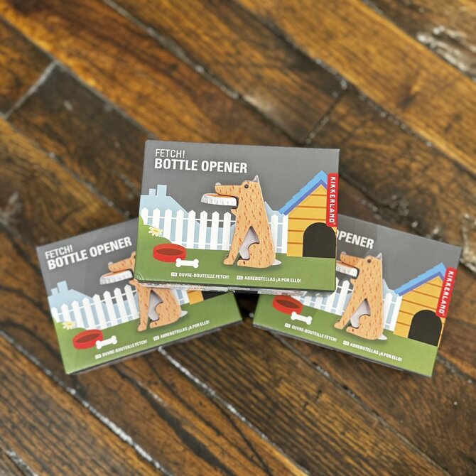 KIKKERLAND Bottle Opener - FETCH!