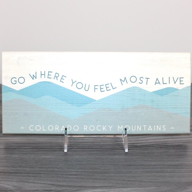 Sincere Surroundings PLQ-FEEL MOST ALIVE CO/RM