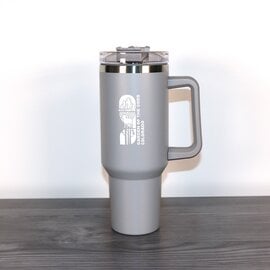 A&f Souvenir Tumbler - Grey w/ Handle 40oz