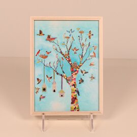 Greenbox Art Mini Framed Art - Flutter Perch