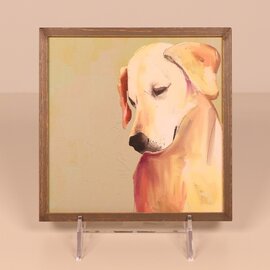 Greenbox Art Mini Framed Art - Yellow Lab