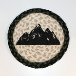 Capitol Importing Co Swatch - Mountain Silhouette 10" Round