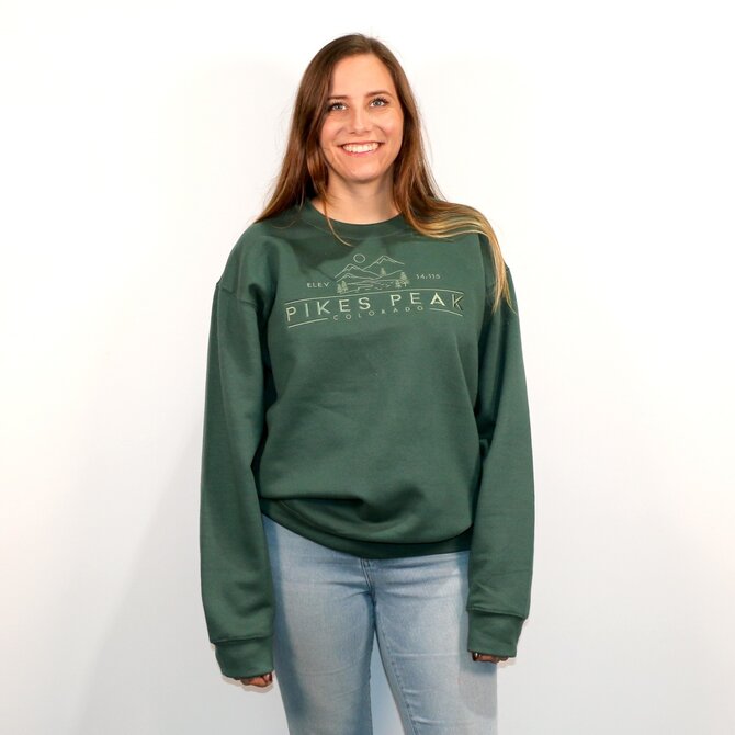 Prairie Mtn Screening Pikes Peak Hooded Sweatshirt