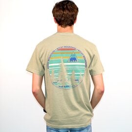 Sherry Manufacturing Co Circle Stripes Rocky Mountains CO T-Shirt Sherry Manufacturing Co Circle Stripes Rocky Mountains CO T-Shirt