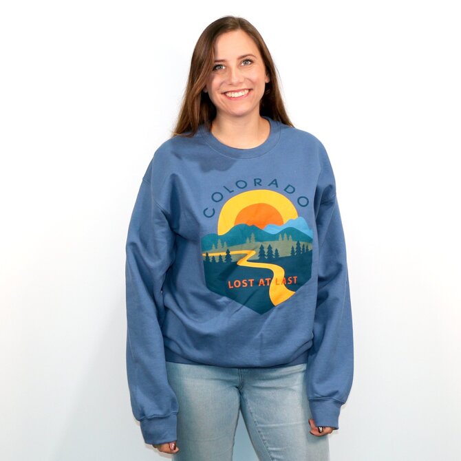 On The Road Apparel Lost at Last CO Sweatshirt
