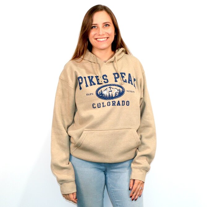 SALT CREEK INC Pikes Peak Colorado Hooded Sweatshirt