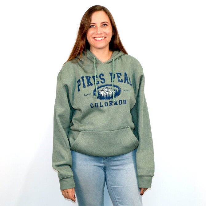 SALT CREEK INC Pikes Peak Colorado Hooded Sweatshirt