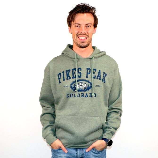 SALT CREEK INC Pikes Peak Colorado Hooded Sweatshirt