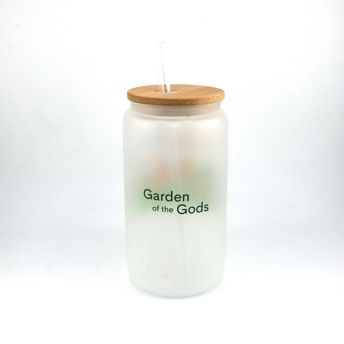 WHITECLOUD MARKETING Glass Tumbler - Garden of the Gods Art