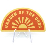 STICKERS NORTHWEST STICKER-GARDEN OF THE GODS SUNSHINE