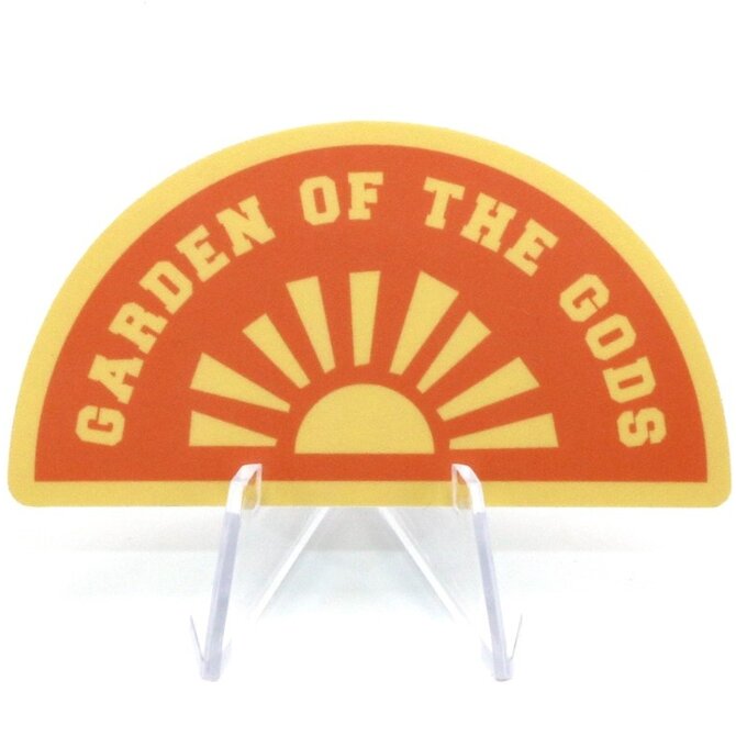STICKERS NORTHWEST STICKER-GARDEN OF THE GODS SUNSHINE