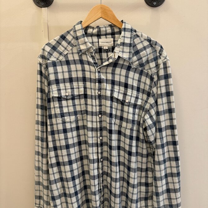 Lucky Brand Mens Shirt - L/S Western