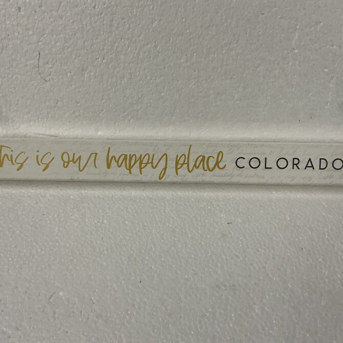 Sincere Surroundings PLQ-OUR HAPPY PLACE FLOWERS CO