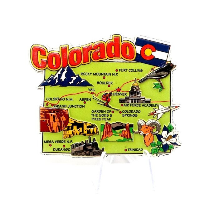 MAGNET-COLORADO STATE MAP
