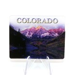 MAGNET-MAROON BELLS PRPL CO LASER CUT